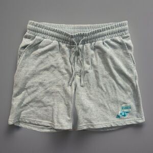 Aulani Disney Resort Hawaiian Casual Shorts Sz M Gray Blue Terry Cloth Limited